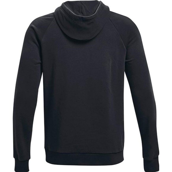 Under Armour Men's Black Loose Fit Logo Hoodie Sweatshirt w/ Pocket Size 2XL NWT - Picture 2 of 6